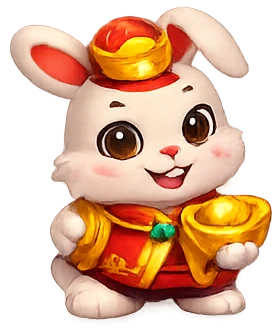 símbolo do coelho no Fortune Rabbit