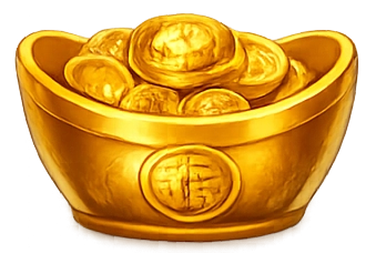 símbolo lingote de ouro no Fortune Rabbit